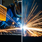 Here are two high-quality image prompts for Stable Diffusion XL, focusing on the themes of theoretical knowledge and continuous learning in the welding industry: