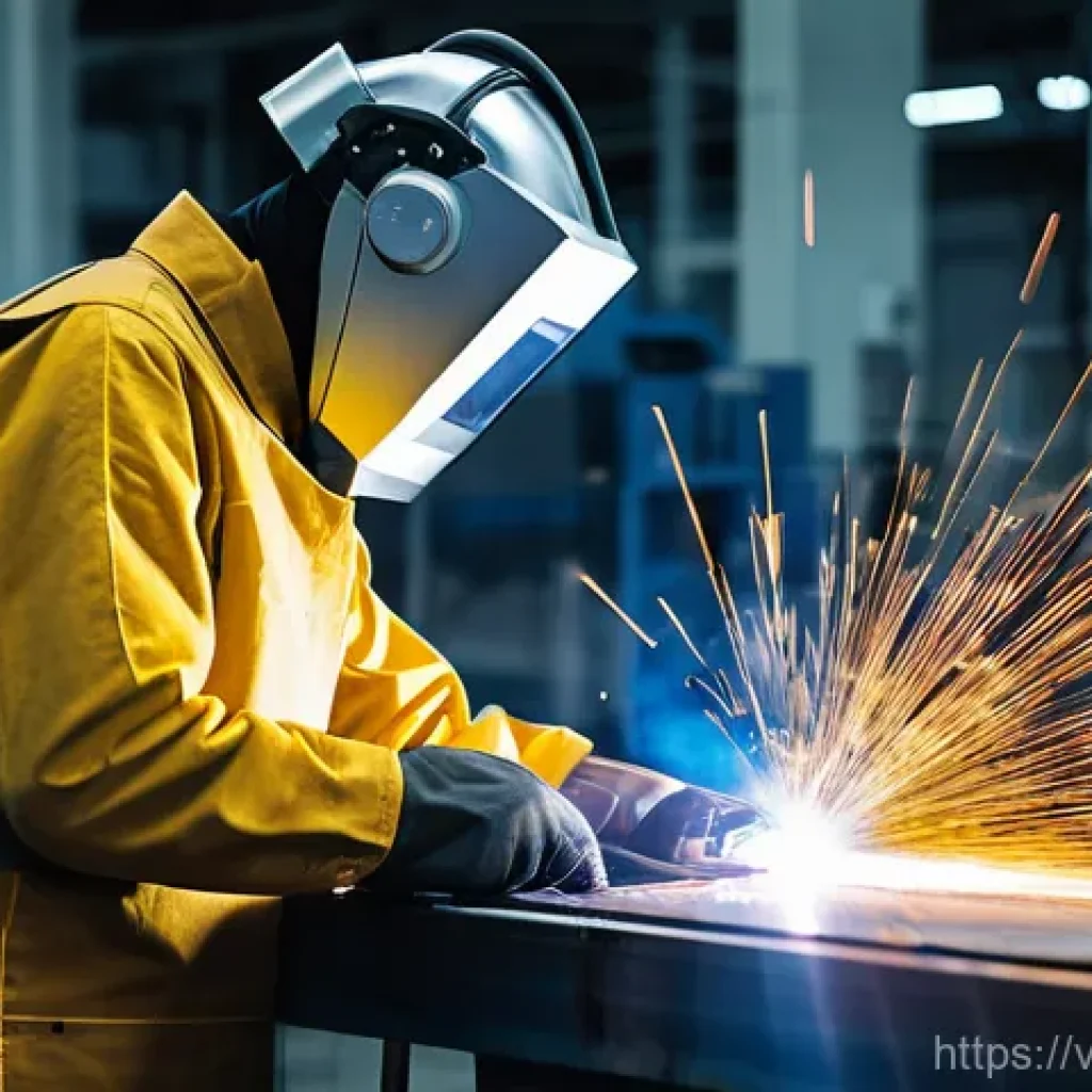 용접사 직업 전망과 변화 - **Prompt 1: The Evolution of Welding: Manual Skill Meets Robotic Precision**
    A visually rich sce...